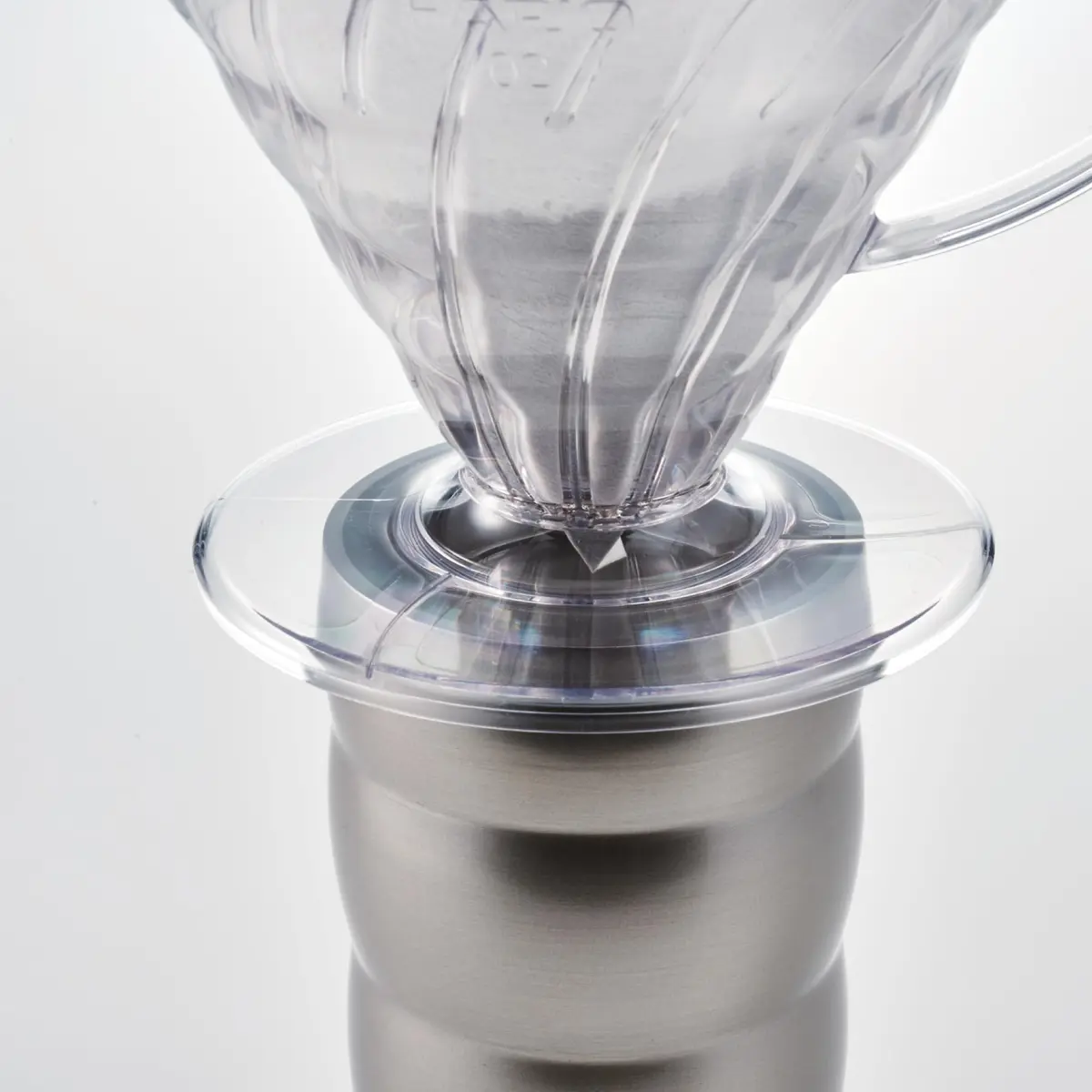 HARIO V60 Plastic Coffee Dripper Size 03 | Cone Pour-Over Brew for 1-6 Cups - view 3