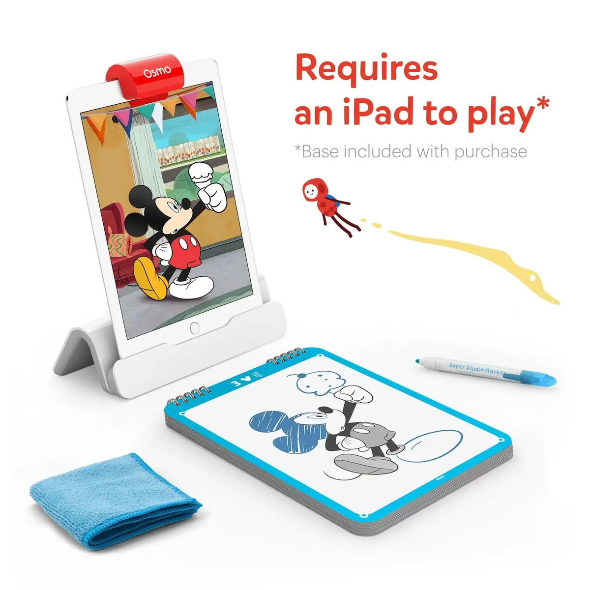 Osmo Super Studio Disney Mickey Mouse & Friends Starter Kit | Learn Disney Drawings & 100+ Cartoon Drawings - view 2