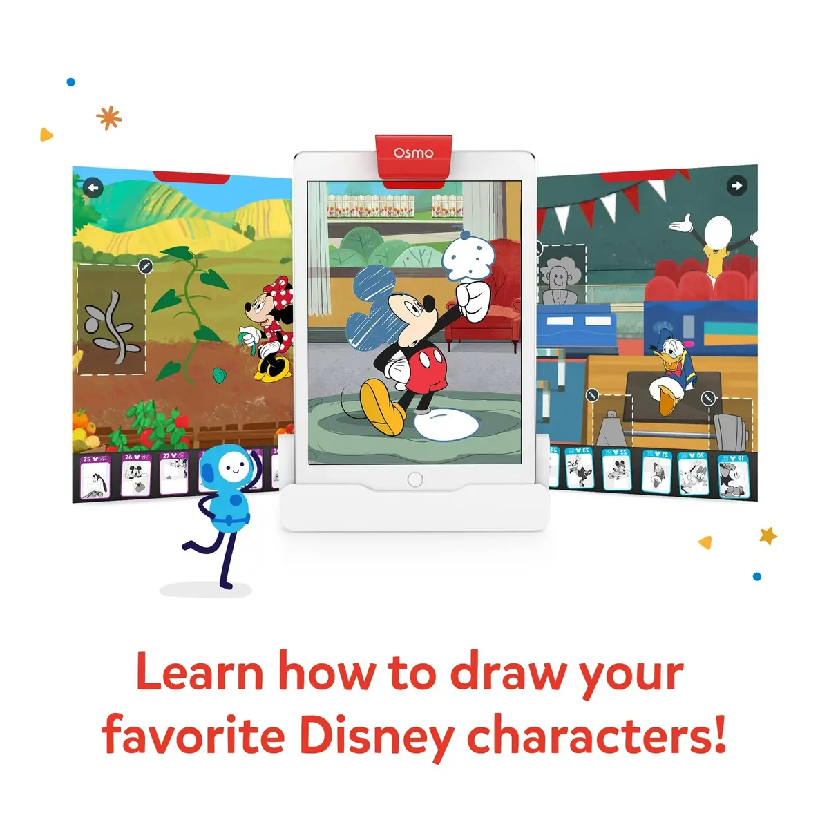 Osmo Super Studio Disney Mickey Mouse & Friends Starter Kit | Learn Disney Drawings & 100+ Cartoon Drawings - view 3