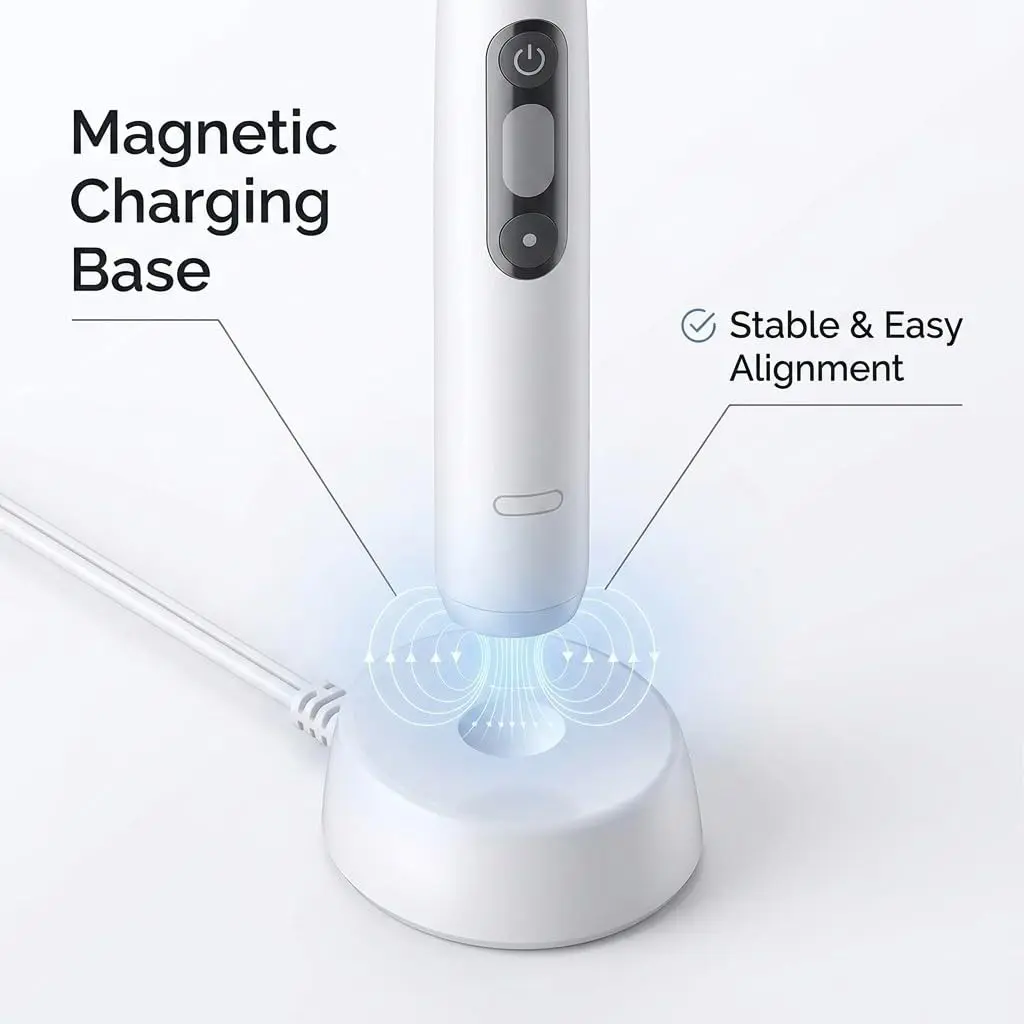AMOWA Replacement Charger for Braun Oral-B iO Series 7 8 9 | Magnetic Travel Power Adapter 110-240V - view 4