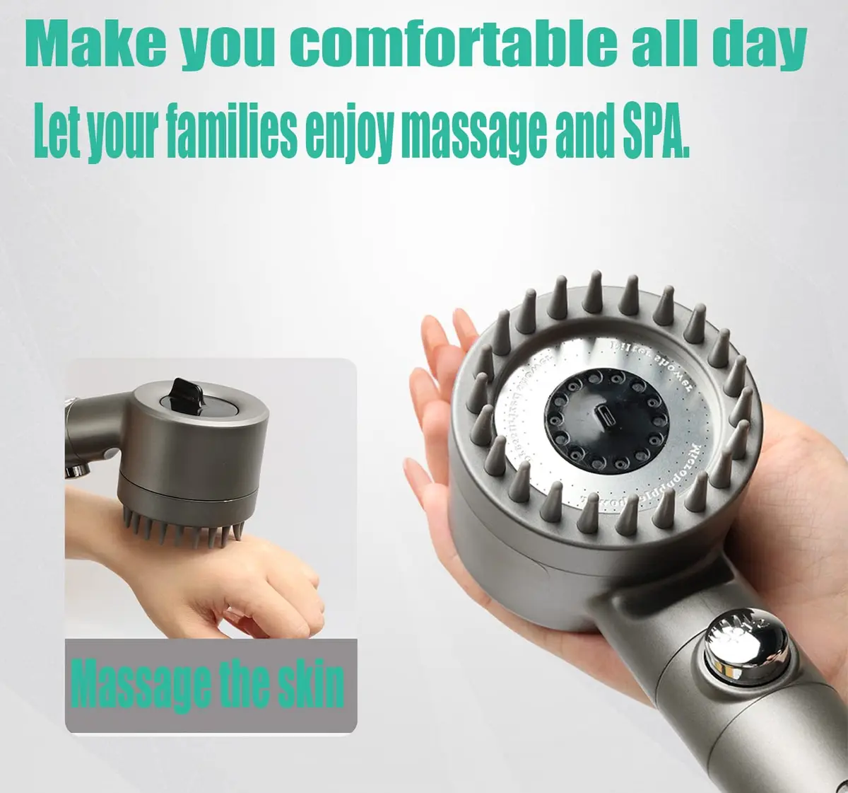 xianshengle Shower Head with Handheld 3 Modes | High Pressure, Water Saving, Filtered, 59" Hose - view 6