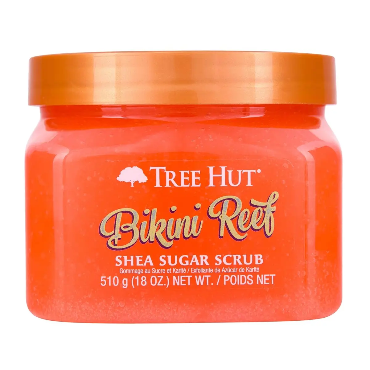 Tree Hut Shea Sugar Scrub, Bikini Reef, 18 oz | Moisturizing & Exfoliating Body Treatment - main product image