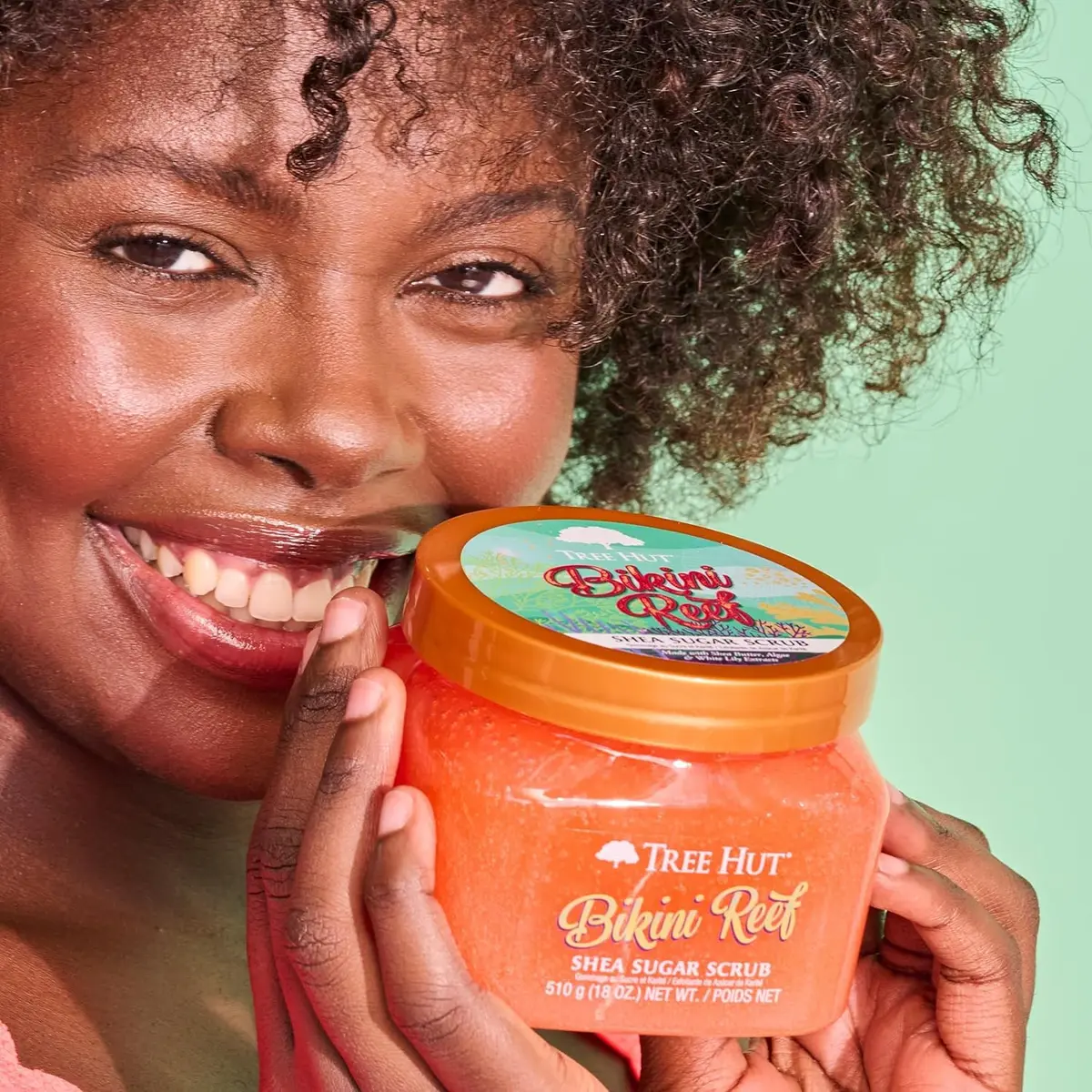 Tree Hut Shea Sugar Scrub, Bikini Reef, 18 oz | Moisturizing & Exfoliating Body Treatment - view 8