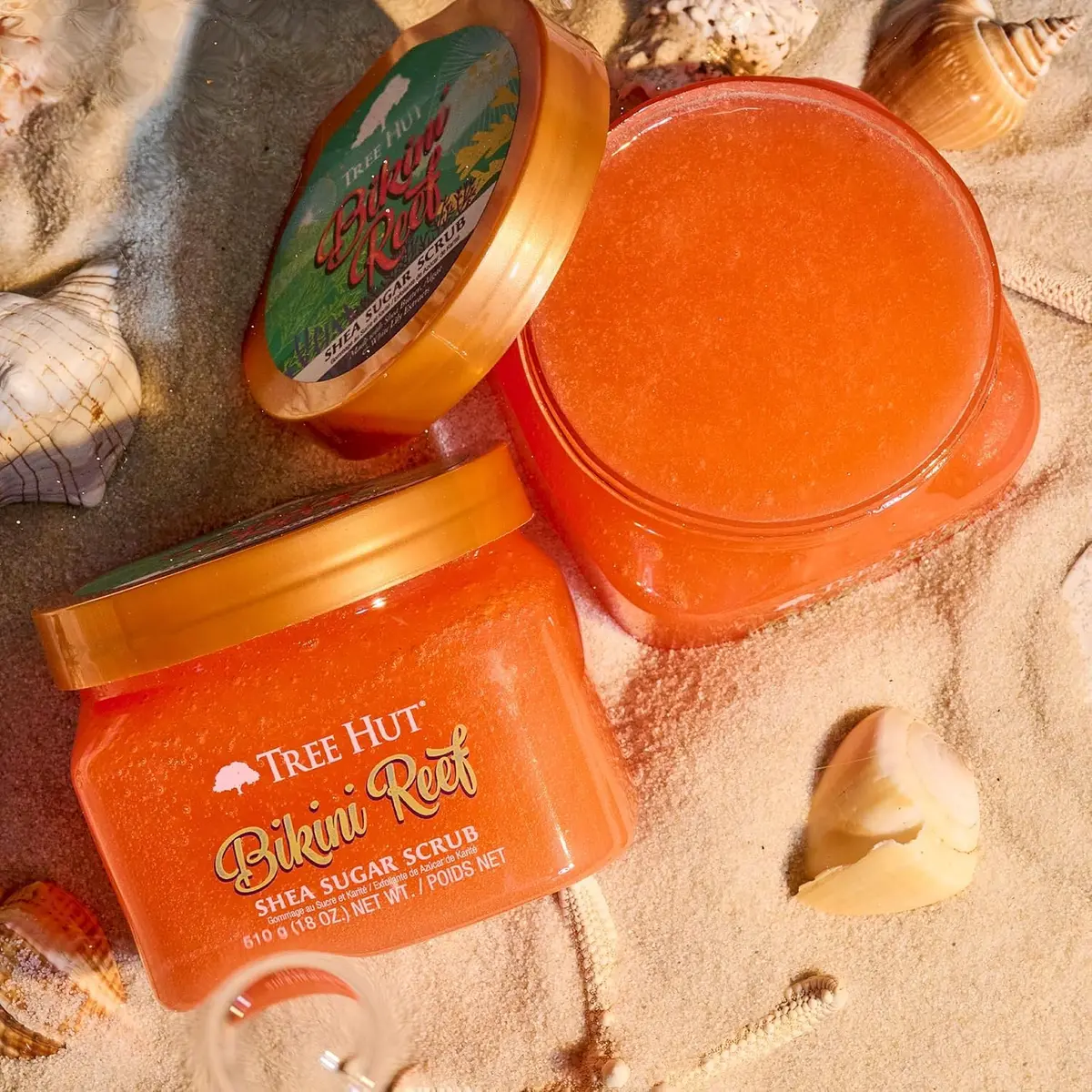 Tree Hut Shea Sugar Scrub, Bikini Reef, 18 oz | Moisturizing & Exfoliating Body Treatment - view 4