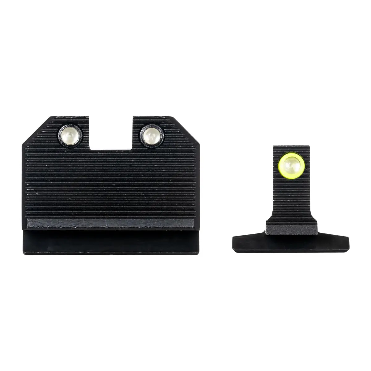 Night Fision Night Sight Set for Smith & Wesson M&P | Brighter Tritium Dots, Optics Ready, Dovetail Mount, Black & Yellow - view 3
