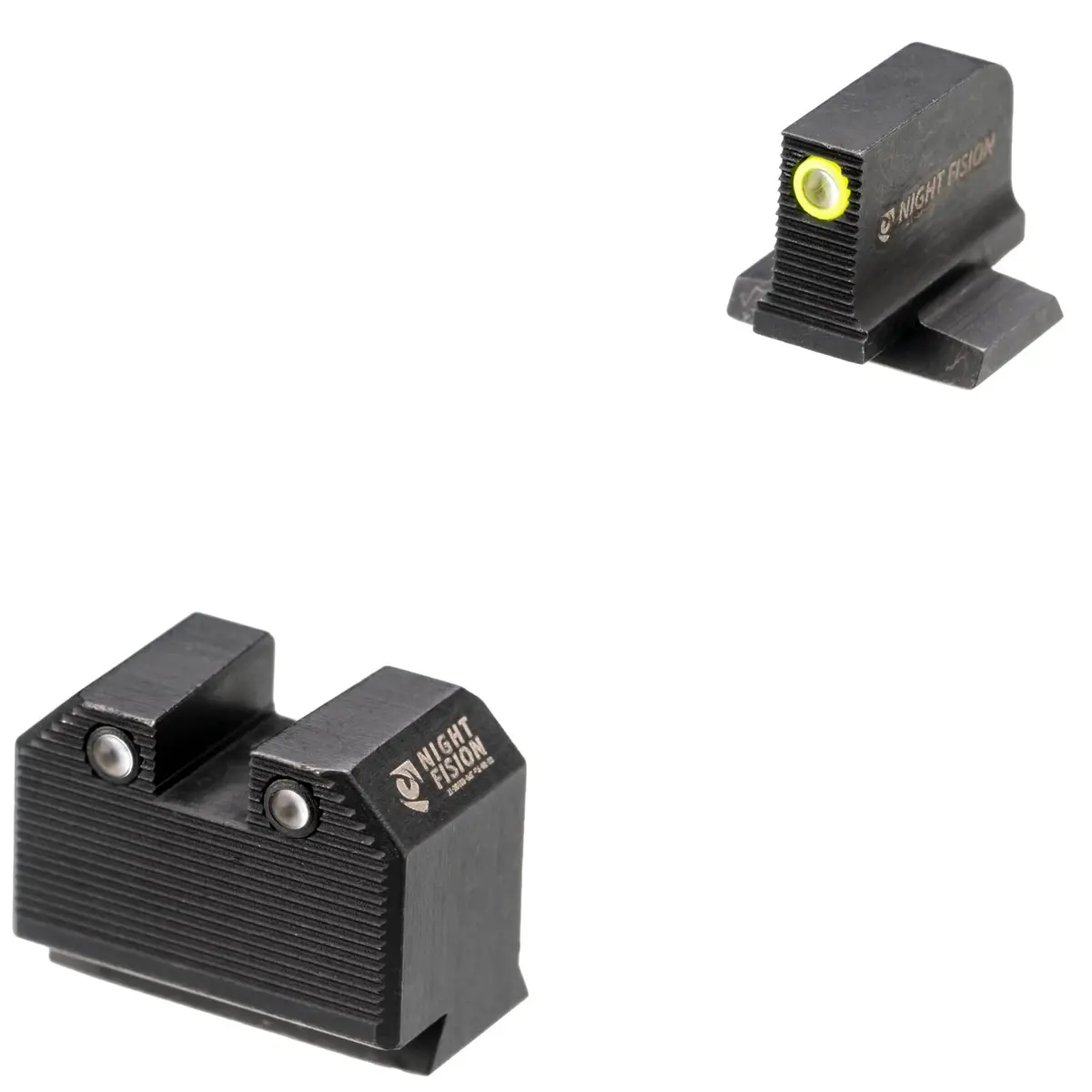 Night Fision Night Sight Set for Smith & Wesson M&P | Brighter Tritium Dots, Optics Ready, Dovetail Mount, Black & Yellow - view 4