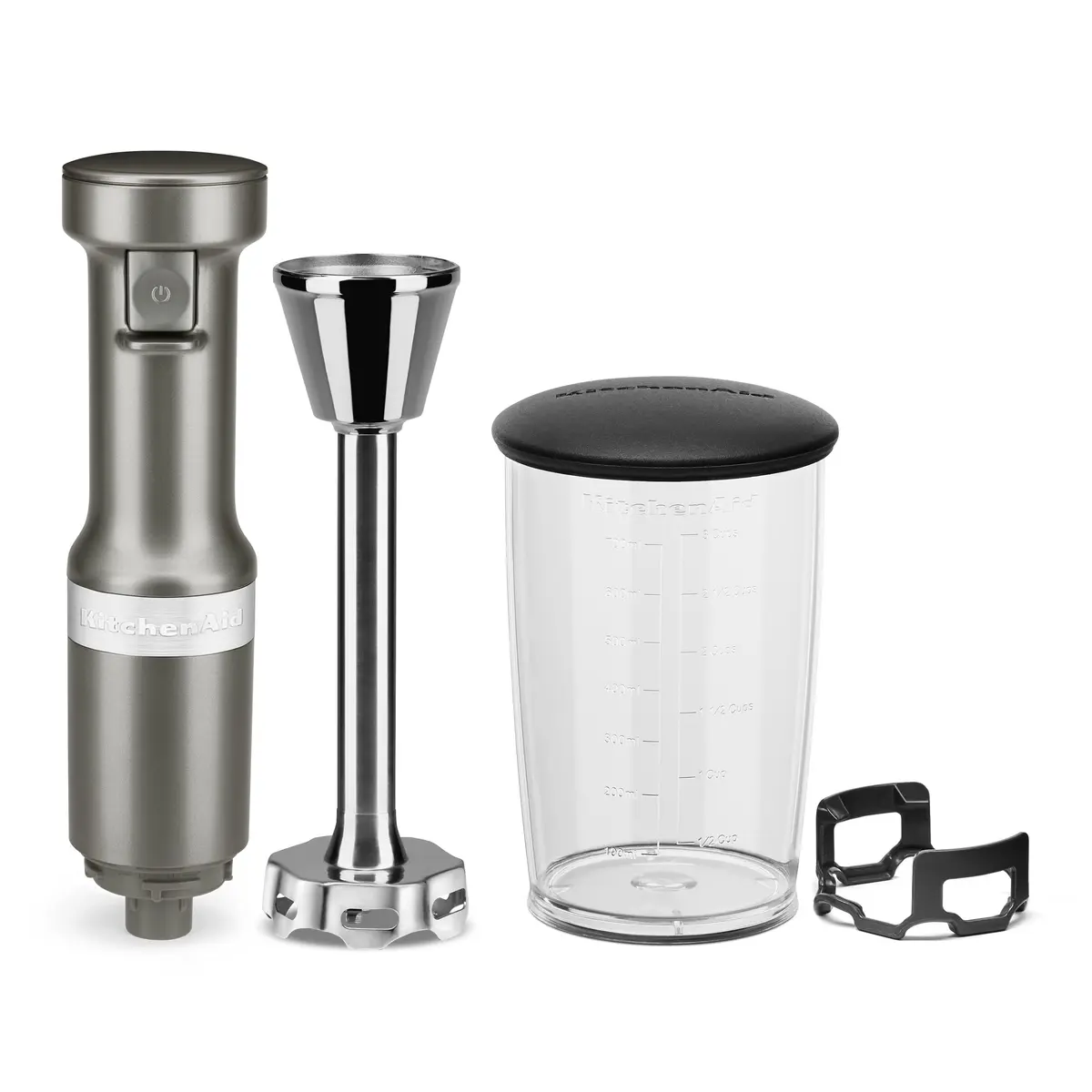 KitchenAid Variable Speed Corded Hand Blender KHBV53 180W 1L (0.3 Gal) Contour Silver | Blends Smoothies, Soups, Sauces - view 3