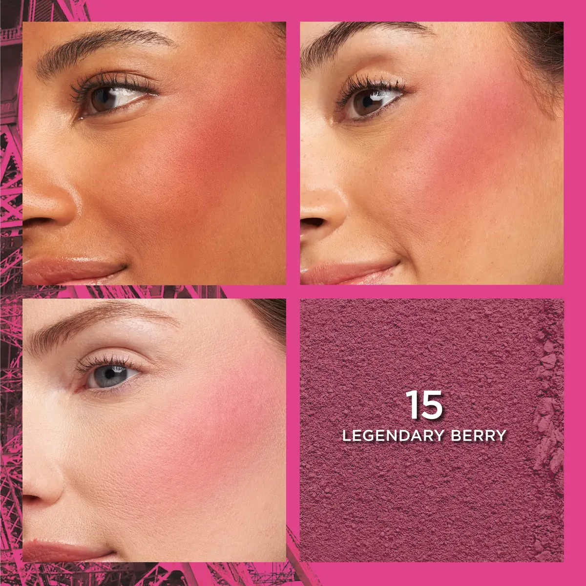 L'Oreal Paris Infallible Soft Matte Blush Legendary Berry 0.31 Oz | Long-Lasting Waterproof Cheek Makeup - view 2