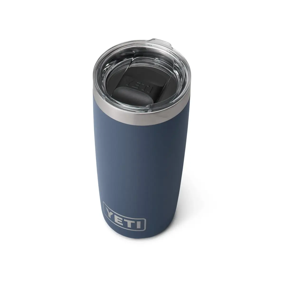 YETI Rambler 10 oz Tumbler with MagSlider Lid, Stainless Steel, Navy | Vacuum Insulated for Hot & Cold Drinks - main product image