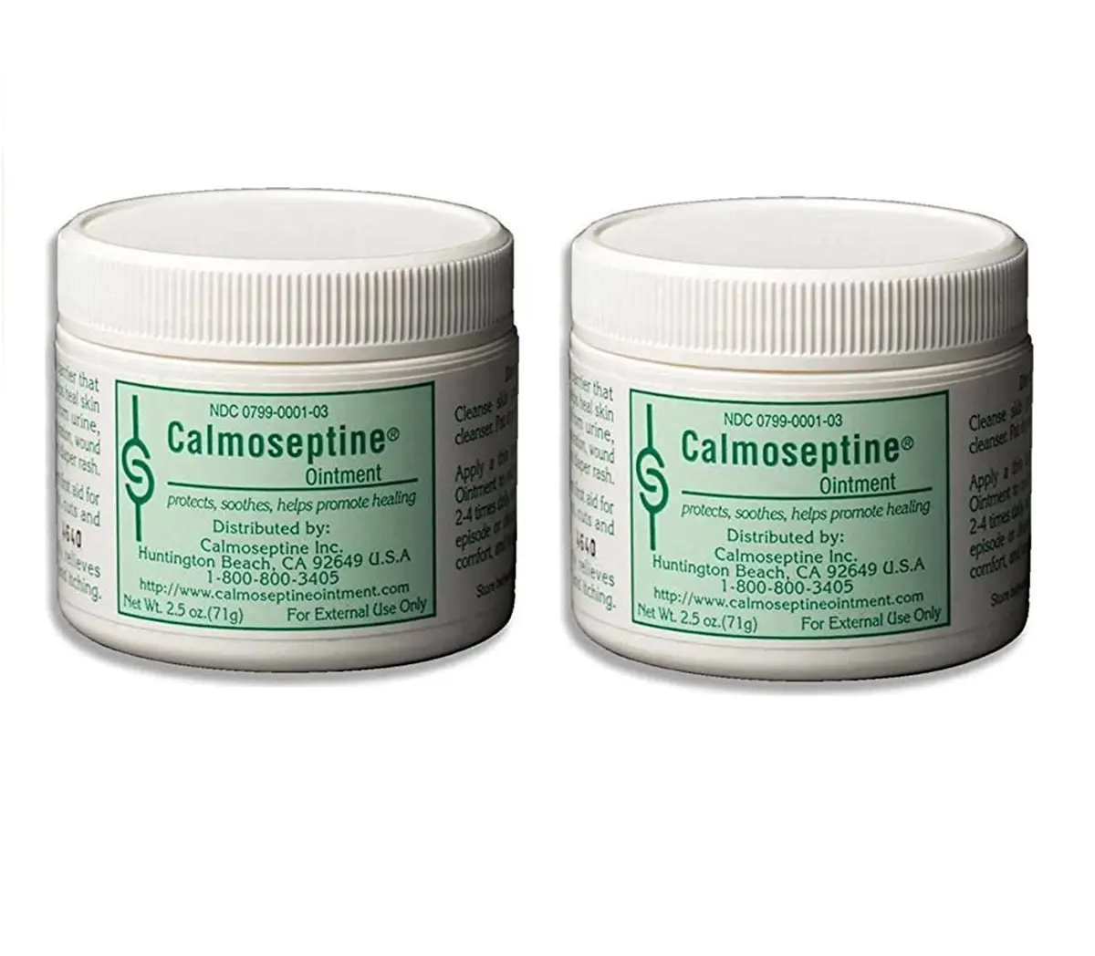 Calmoseptine Ointment 2.5 oz Jar | Skin Protectant for Diaper Rash & Minor Burns - main product image