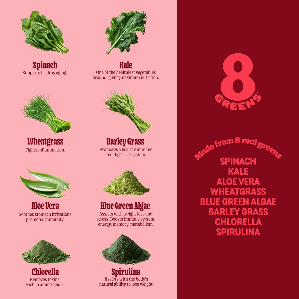 8G 8Greens Supergreens Gummies Apple 100 Servings | Supports Immunity & Metabolism - view 7