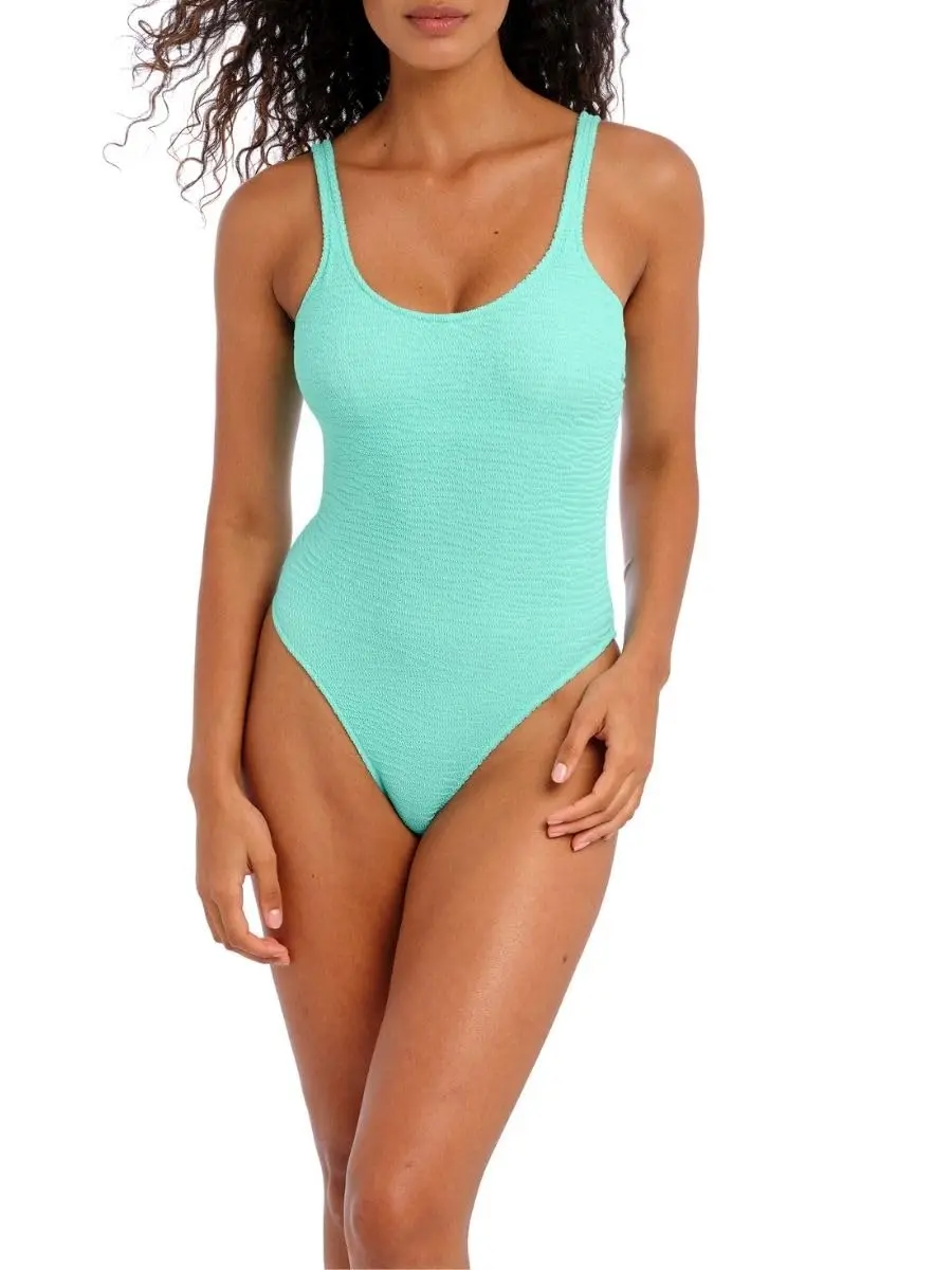 Freya Swim Ibiza Waves Underwire Swimsuit | Supportive Tank Top Style, Concealed Underwire, Adjustable Straps (38E, Polyester Blend) - view 2