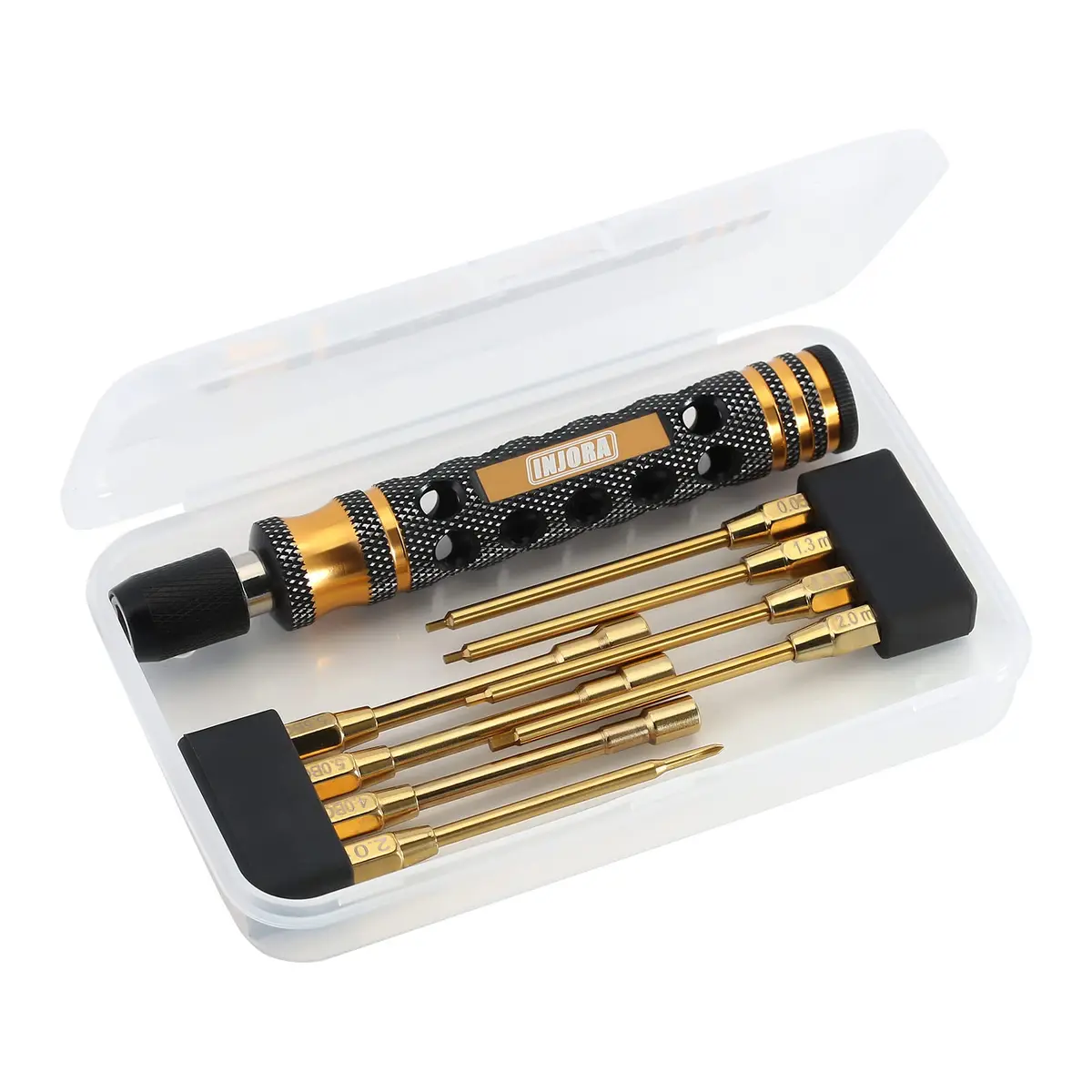 INJORA 8 in 1 RC Tool Kit Hex & Nut Screwdriver for 1/24 1/18 Mini RC Cars | Precision, Lightweight & Durable - view 5