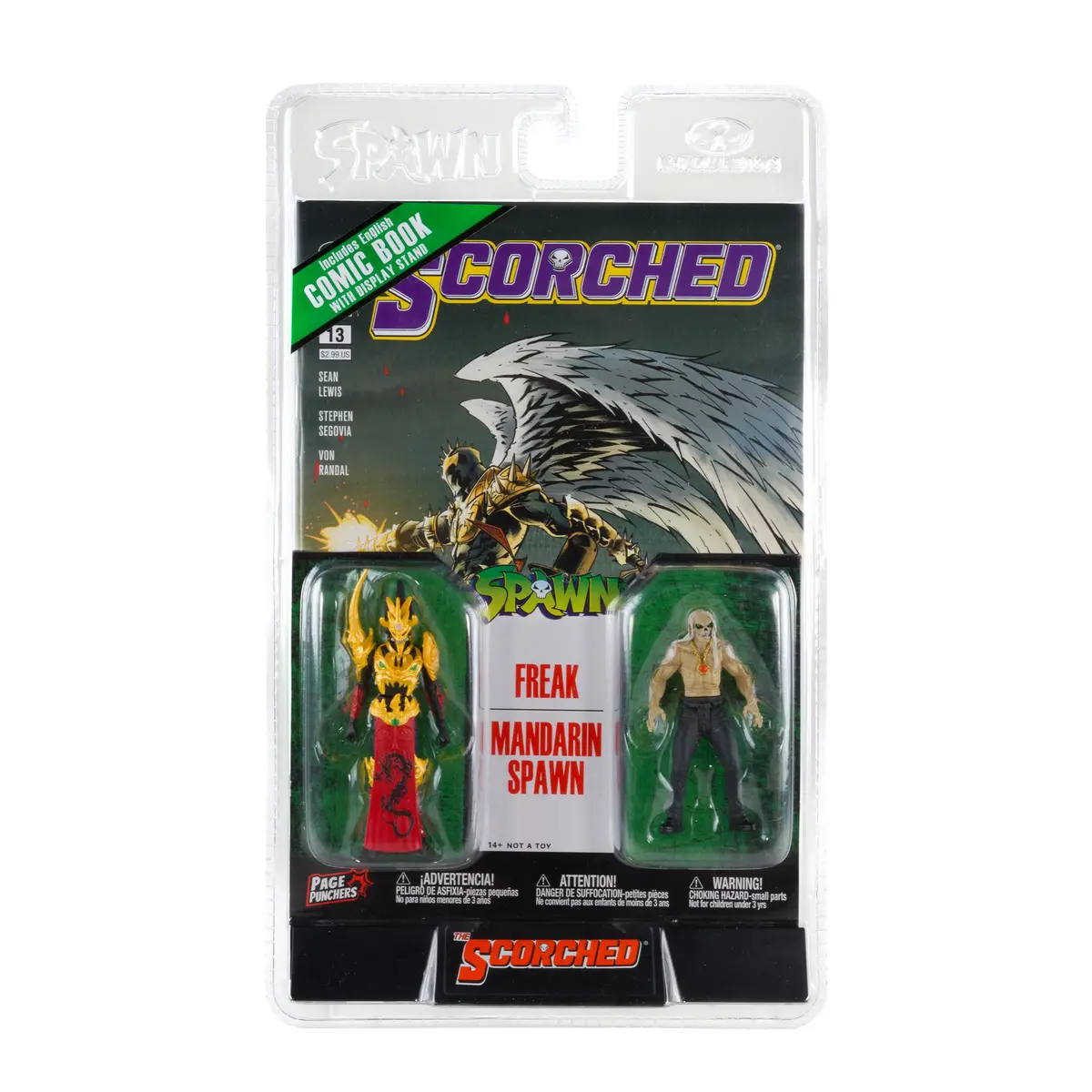 McFarlane Toys Spawn Page Punchers Freak and Mandarin Spawn 3in Action Figures 2-Pack | Comic-Inspired Collectibles - view 7
