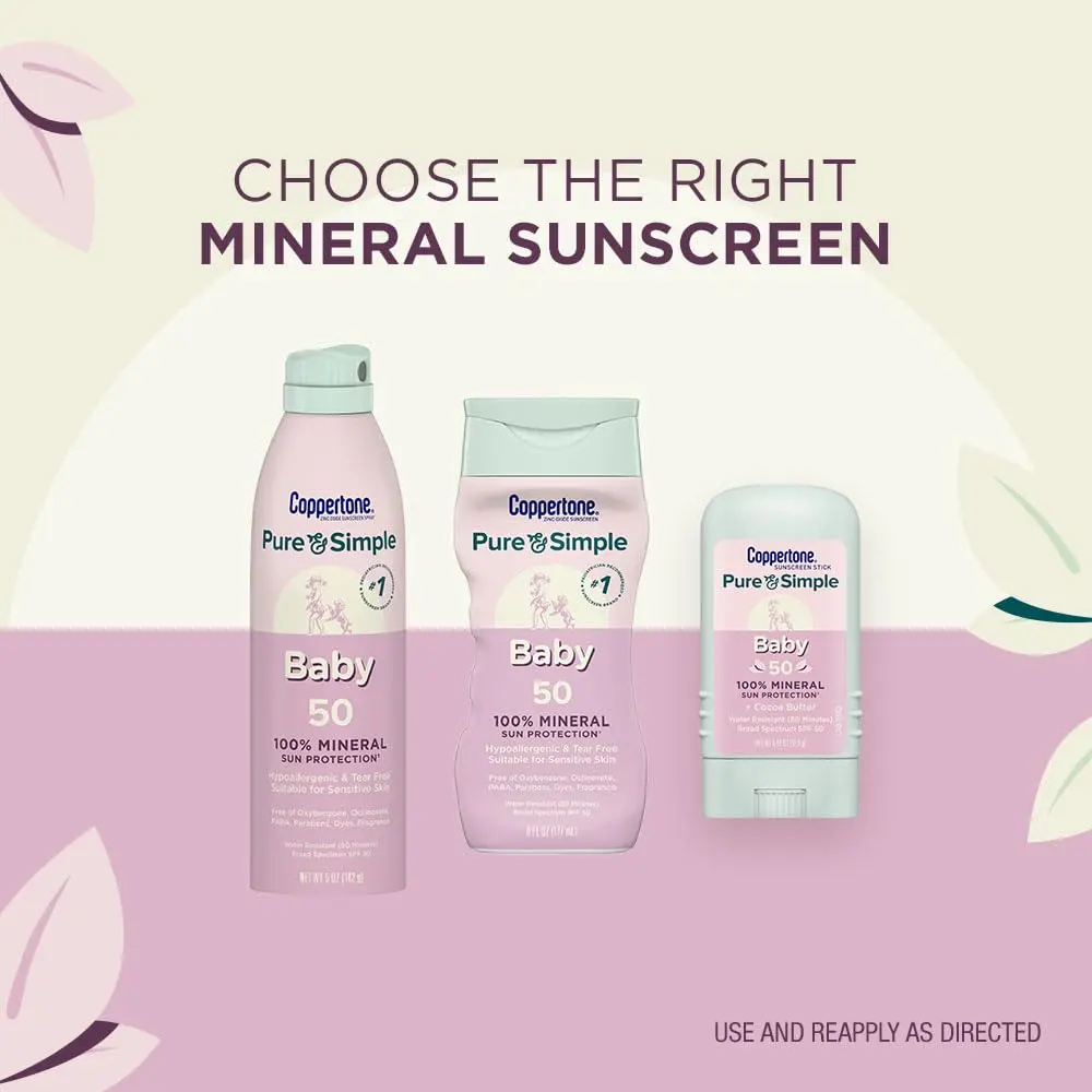 Coppertone Baby Sunscreen Lotion SPF 50, 6 Fl Oz | Hypoallergenic & Water-Resistant - view 6