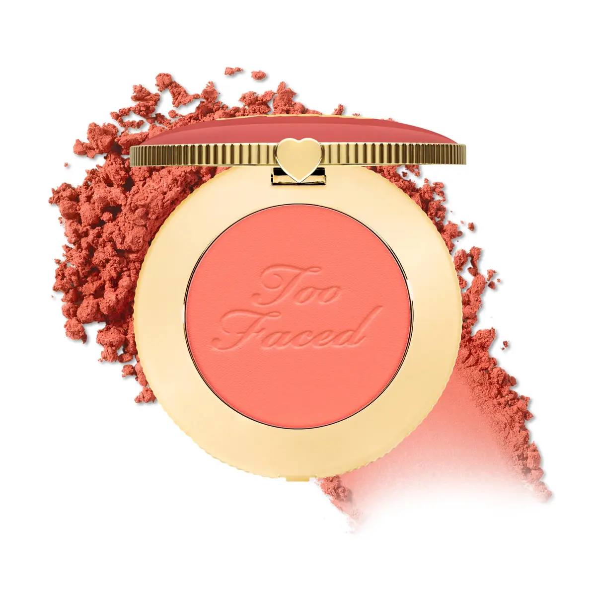 Too Faced Cloud Crush Blurring Blush | Velvety Powder Blush for Cheeks with High-Pigment Formula | 93% Naturally Derived Ingredients, Vegan & Cruelty-Free, Tequila Sunset, 0.17 Ounce - main product image