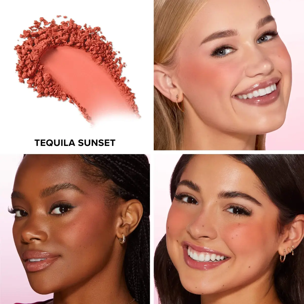 Too Faced Cloud Crush Blurring Blush | Velvety Powder Blush for Cheeks with High-Pigment Formula | 93% Naturally Derived Ingredients, Vegan & Cruelty-Free, Tequila Sunset, 0.17 Ounce - view 2