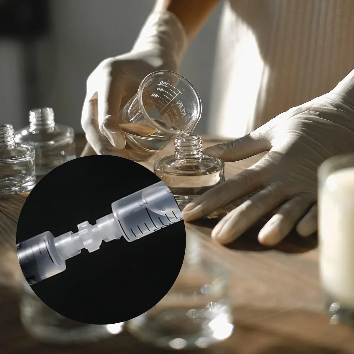 AIEX Syringe Adapter Kit 60pcs Transparent Polypropylene | Leak-Free Connection for Lab & Scientific Use - view 7
