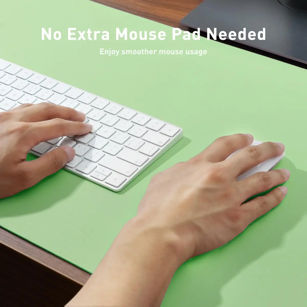 Aothia PU Leather Desk Pad 80cm x 40cm (31.5" x 15.7") | Smooth, Waterproof, Non-Slip Surface for Office and Home - view 4