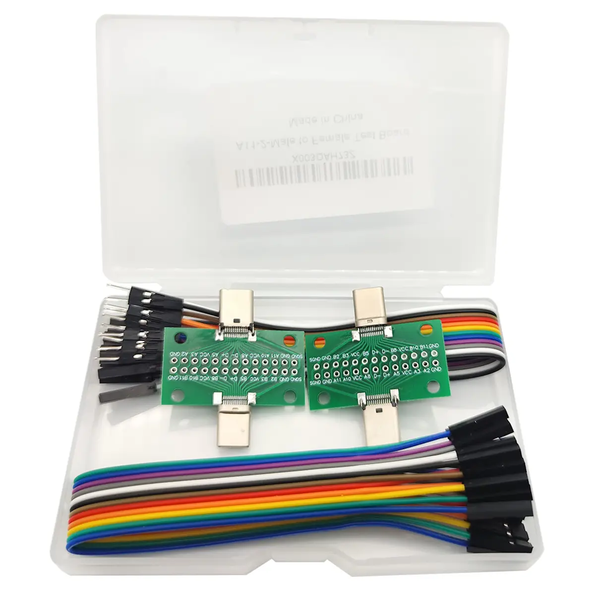 minidodoca USB 3.1 Type-C Male to Female Test Board with 24 Pins & Dupont Wires | 10Gbps Data Transfer - view 3