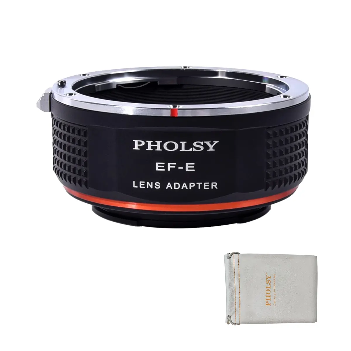 PHOLSY Lens Mount Adapter Compatible with Canon EF Lens to Sony E Camera | Precise Fit, No Quality Loss, Lightweight - main product image