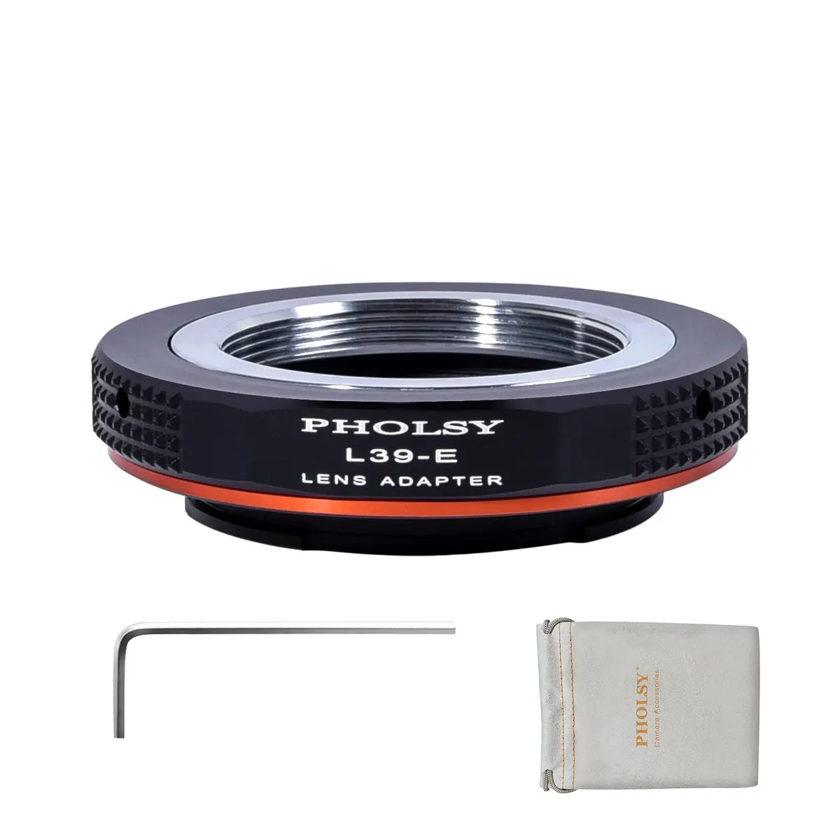 PHOLSY Lens Adapter Compatible with LTM M39 Lens and Sony E Camera | Precise Fit, No Quality Loss (70-120 chars) - main product image