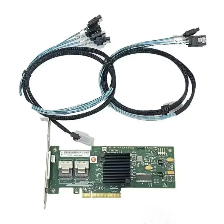 SXTAIGOOD 9211-8i PCI Express SAS HBA 6Gbps IT Mode Controller Card with 2x SATA Cables - view 3