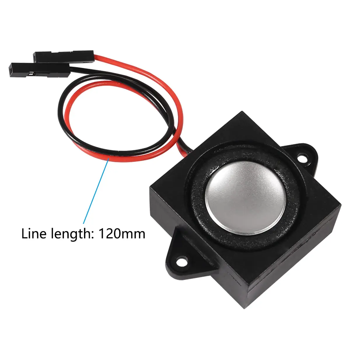 DWEII 4PCS 3 Watt 8 Ohm Mini Speakers | 31mm x 28mm x 15mm, 3.3V/5V Selectable Interface - view 3