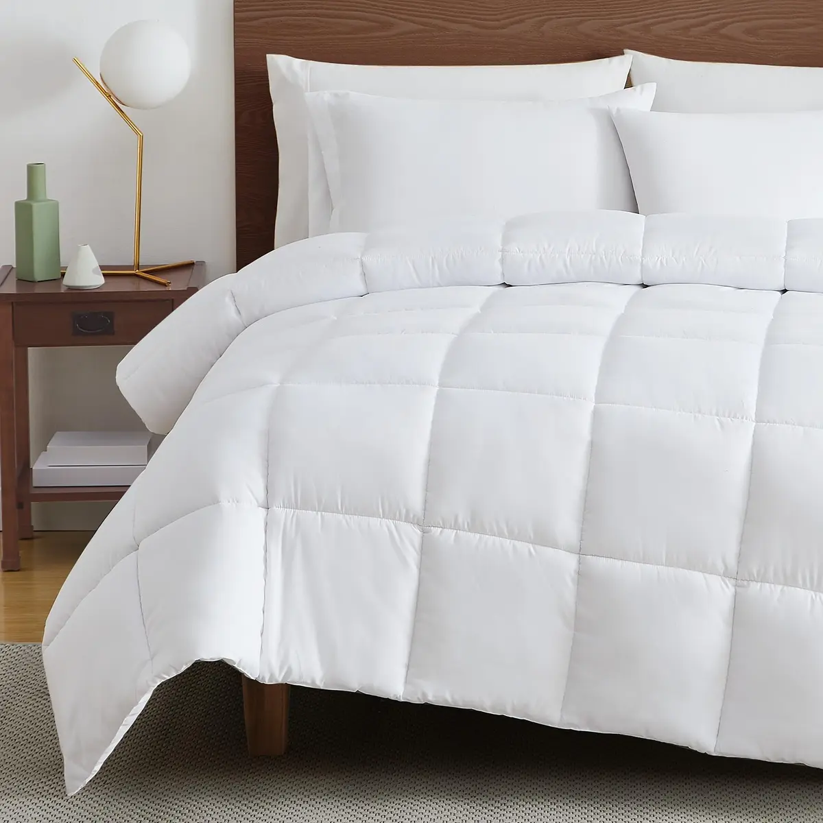 CANNON Heritage Down Alternative Comforter King | Microfiber, Box Quilted, Winter - view 4