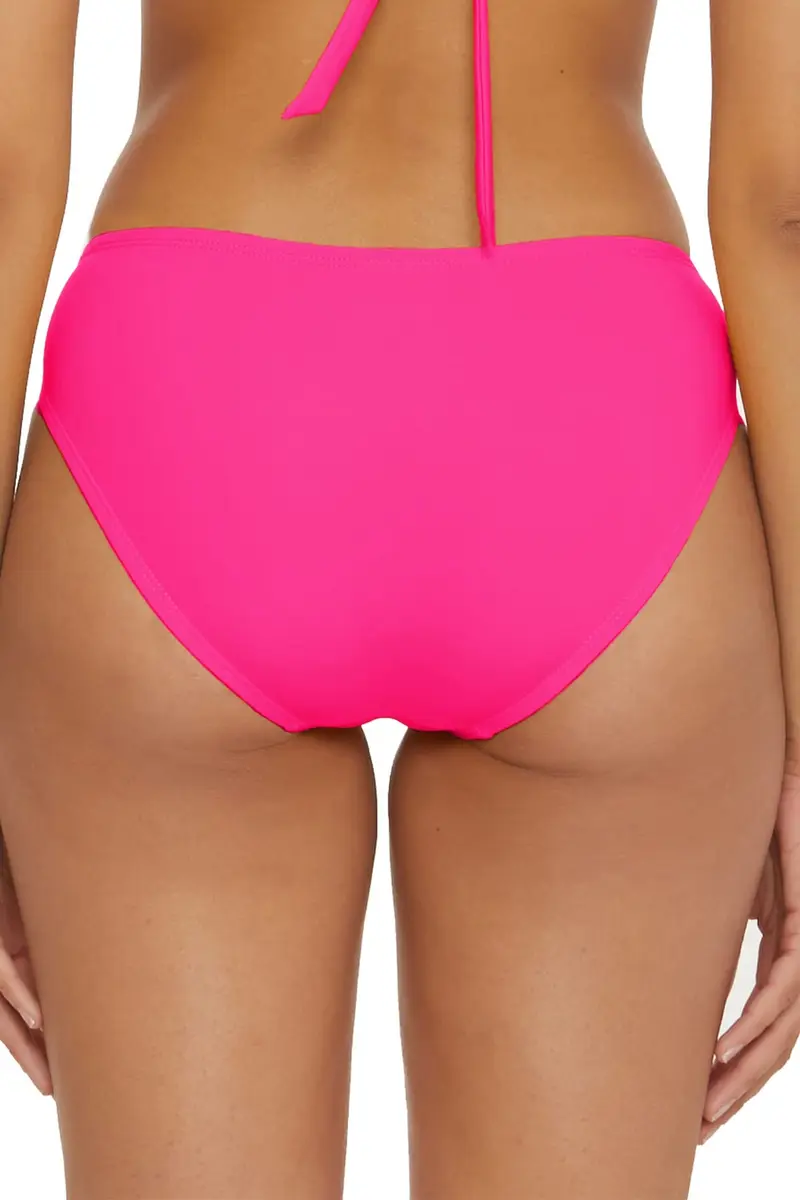 BCA by Rebecca Virtue Liana - Women's Side Shirred Bikini Bottom | Cheeky Coverage, Swimwear Separates for Women, Taffy, Small - view 3