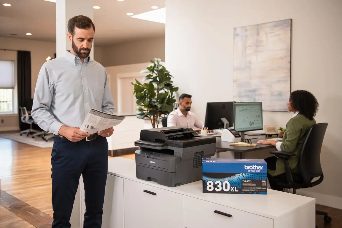 Brother TN830XL Black High Yield Toner Cartridge | Prints up to 3,000 Pages - view 4
