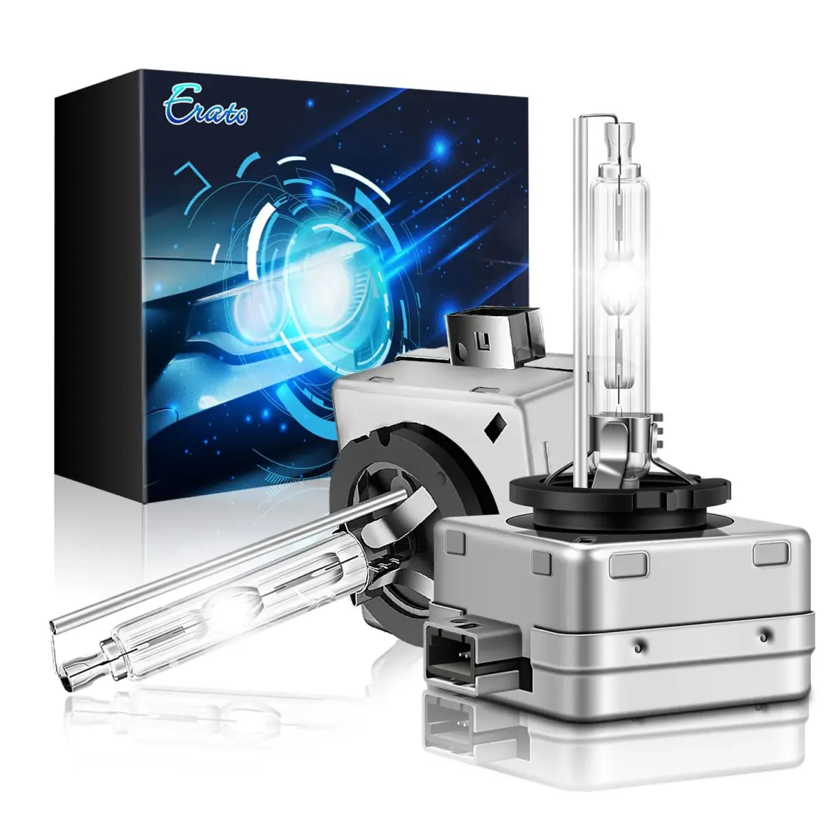 Erato D1S Xenon Headlight Bulbs 6000K Diamond White (2-Pack) | High Brightness 3200 Lumens - main product image