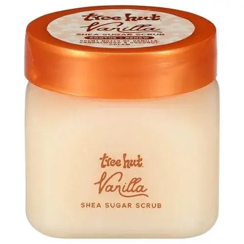 Tree Hut Vanilla Shea Sugar Scrub 510g (18 oz) | Exfoliating & Hydrating Body Treatment - main product image