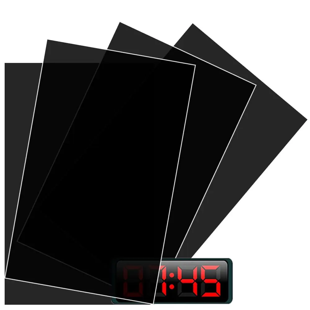 Luenir Light Dimming Stickers 8.2x11.8 in | Light Blocking Film for Electronics, Alarm Clock, Monitor, 4 Pieces - main product image