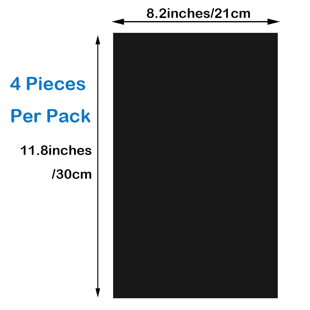 Luenir Light Dimming Stickers 8.2x11.8 in | Light Blocking Film for Electronics, Alarm Clock, Monitor, 4 Pieces - view 2