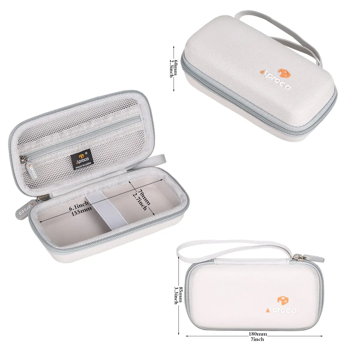 Aproca Hard Travel Storage Case for SYNHOPE Water Flosser 1L | Durable EVA & 1680D Material - view 6