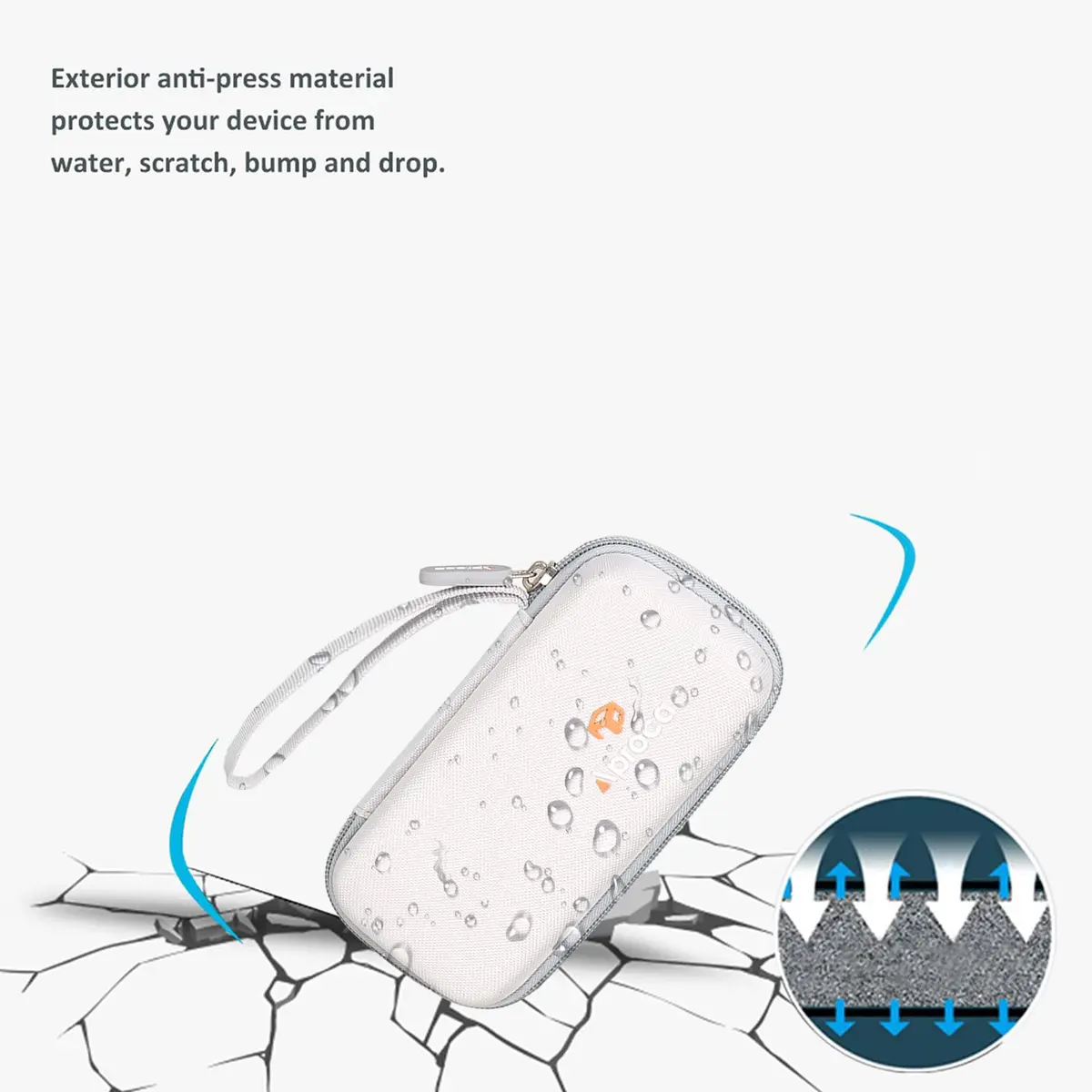 Aproca Hard Travel Storage Case for SYNHOPE Water Flosser 1L | Durable EVA & 1680D Material - view 8