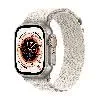 Apple Watch Ultra [GPS + Cellular 49mm] Titanium Case Starlight Alpine Loop Medium | Renewed Smartwatch with 36-Hour Battery - main product image