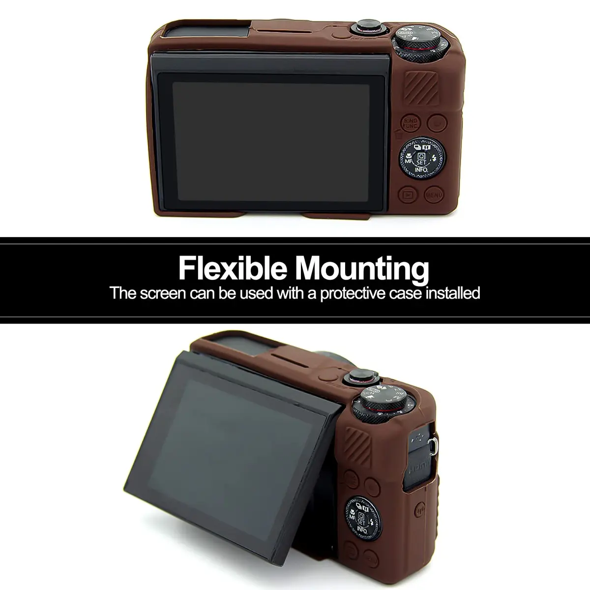 Easy Hood G7X Mark II Case | Soft Silicone Camera Cover for Canon Powershot G7X II - view 6