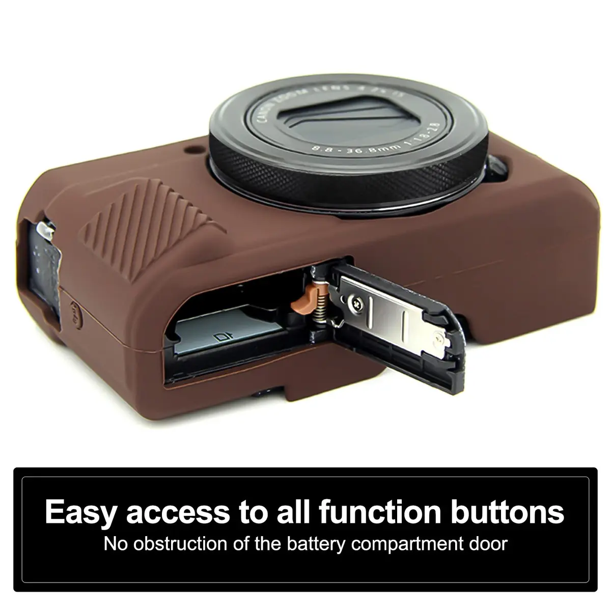 Easy Hood G7X Mark II Case | Soft Silicone Camera Cover for Canon Powershot G7X II - view 4