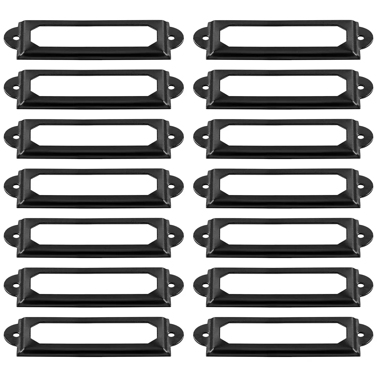 suiwotin Metal Label Holder, 60mm x 17mm | Rustproof, Corrosion Resistant, File Drawer Label Frames - main product image