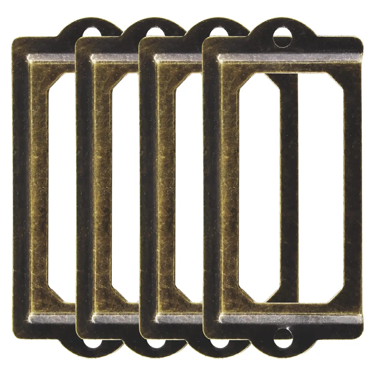 suiwotin Metal Label Holder, 70mm x 33mm | Rustproof, Bronze Finish for Office & School Supplies - main product image