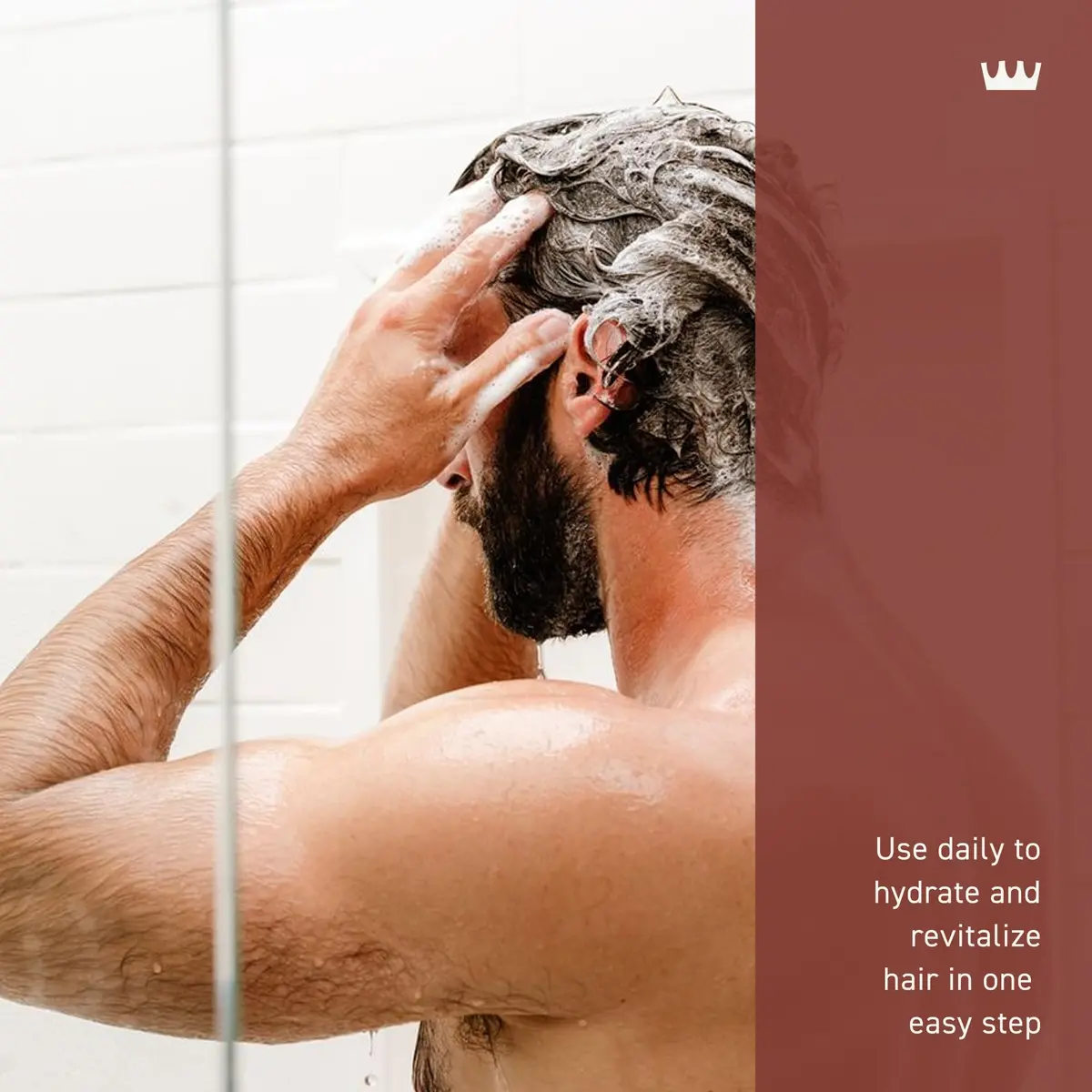 Cremo 2-in-1 Shampoo & Conditioner, Bourbon & Oak, 473ml (16 Fl Oz) | For All Hair Types - view 2