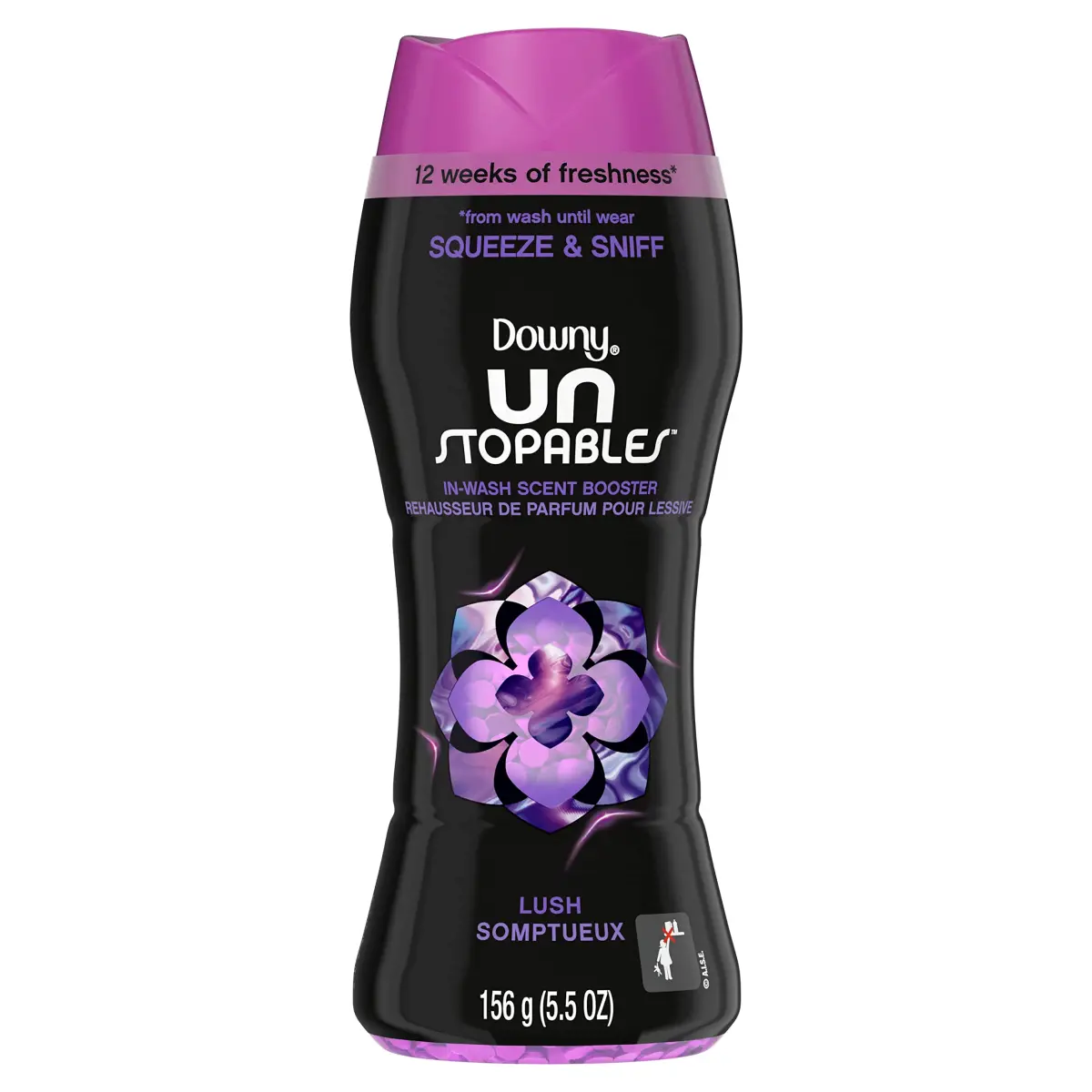 Downy Unstopables Lush In-Wash Scent Booster Beads 156 g (5.5 oz) | Long-Lasting Fragrance - main product image