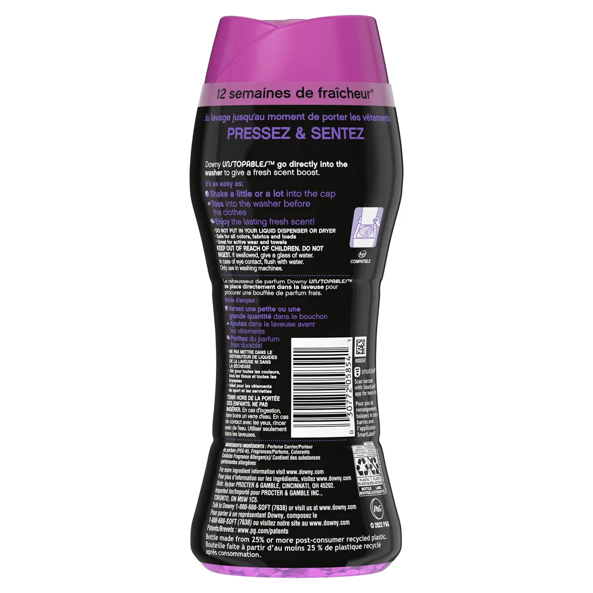 Downy Unstopables Lush In-Wash Scent Booster Beads 156 g (5.5 oz) | Long-Lasting Fragrance - view 2