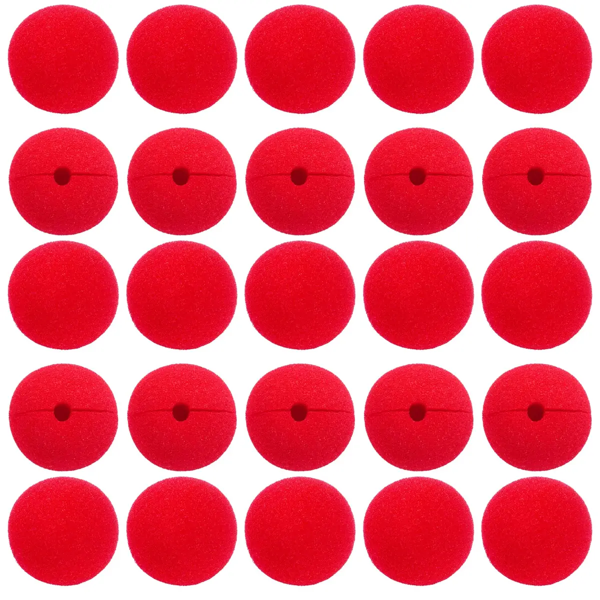 jiebor Red 25PCS Clown Nose Accessories | 5 cm (2 inches) - main product image