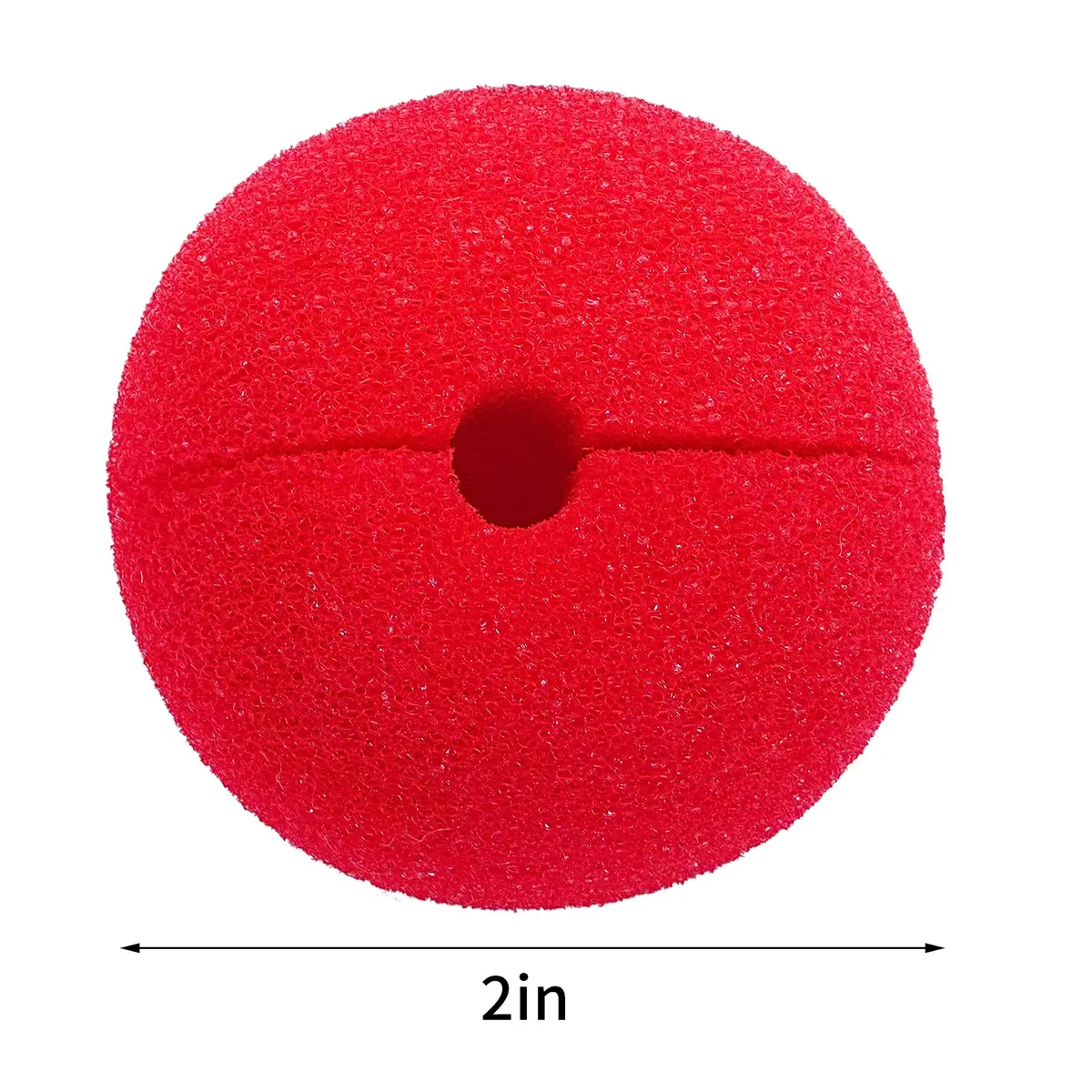 jiebor Red 25PCS Clown Nose Accessories | 5 cm (2 inches) - view 3