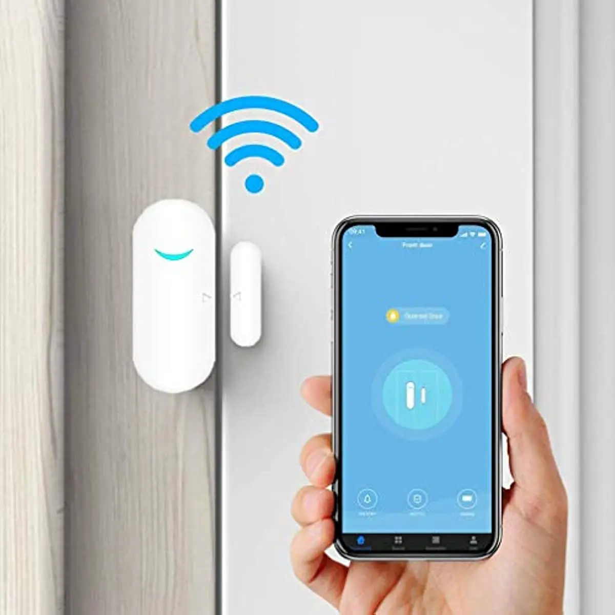 SENCKIT WiFi Door & Window Sensors 3-Pack | Home Security Alarm System with Alexa & Google Compatibility - view 4