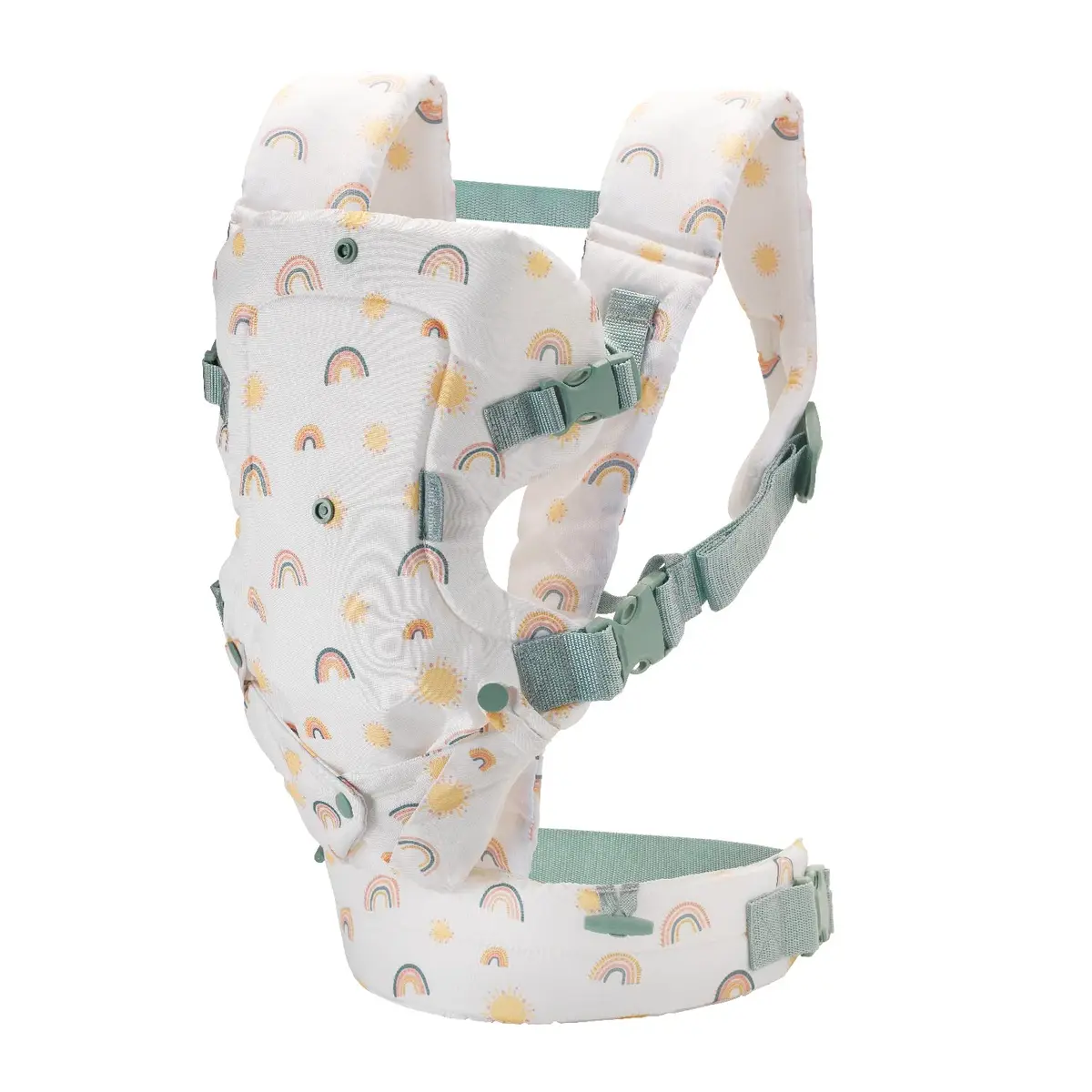 Infantino Flip 4-in-1 Baby Carrier Convertible Ergonomic, Rainbow | Adjustable, 8-32 lbs, 4 Carry Modes - view 9