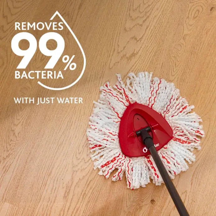O-Cedar EasyWring Deep Clean Refill (1-Pack, White) | 40% More Cleaning Power | Microfiber Mop Refill for Spin Mop Systems - view 4